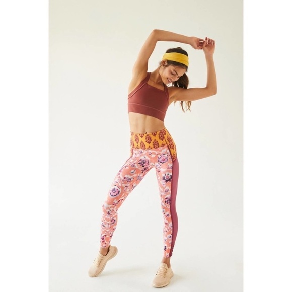 New! Free People FP Movement you’re a peach y2k combo Leggings 16045 - Picture 2 of 16